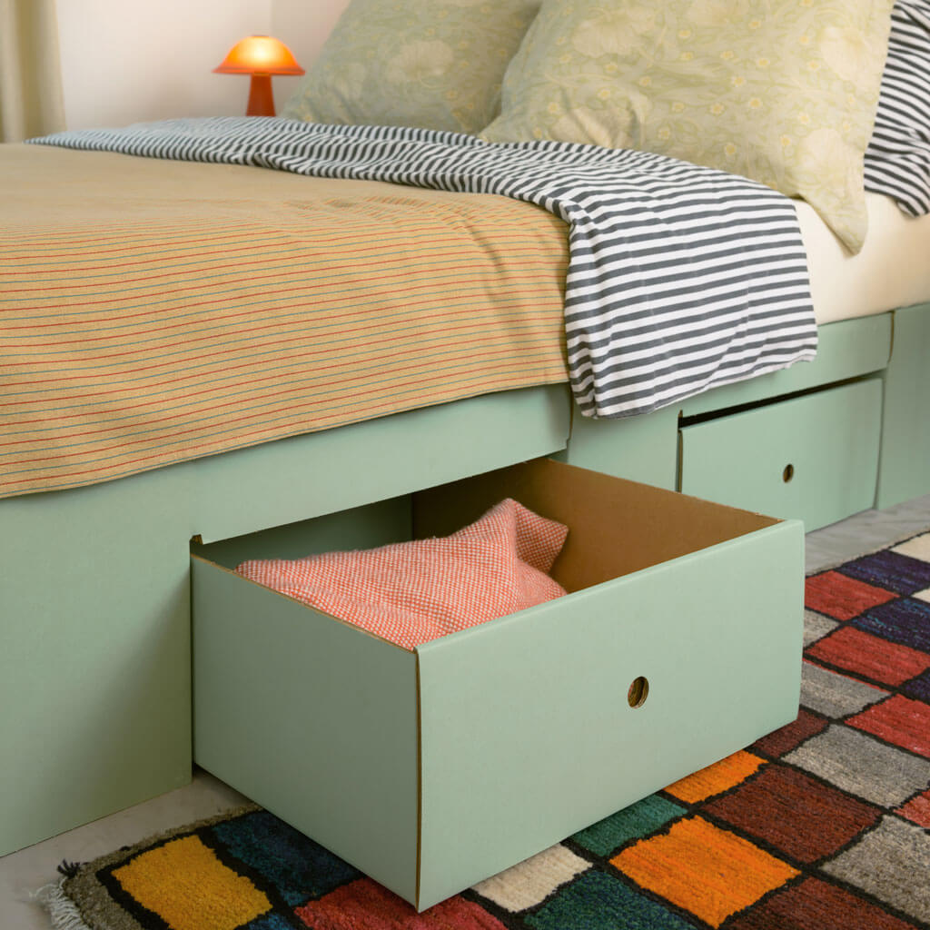 textile aufbewahrung bett ROOM IN A BOX