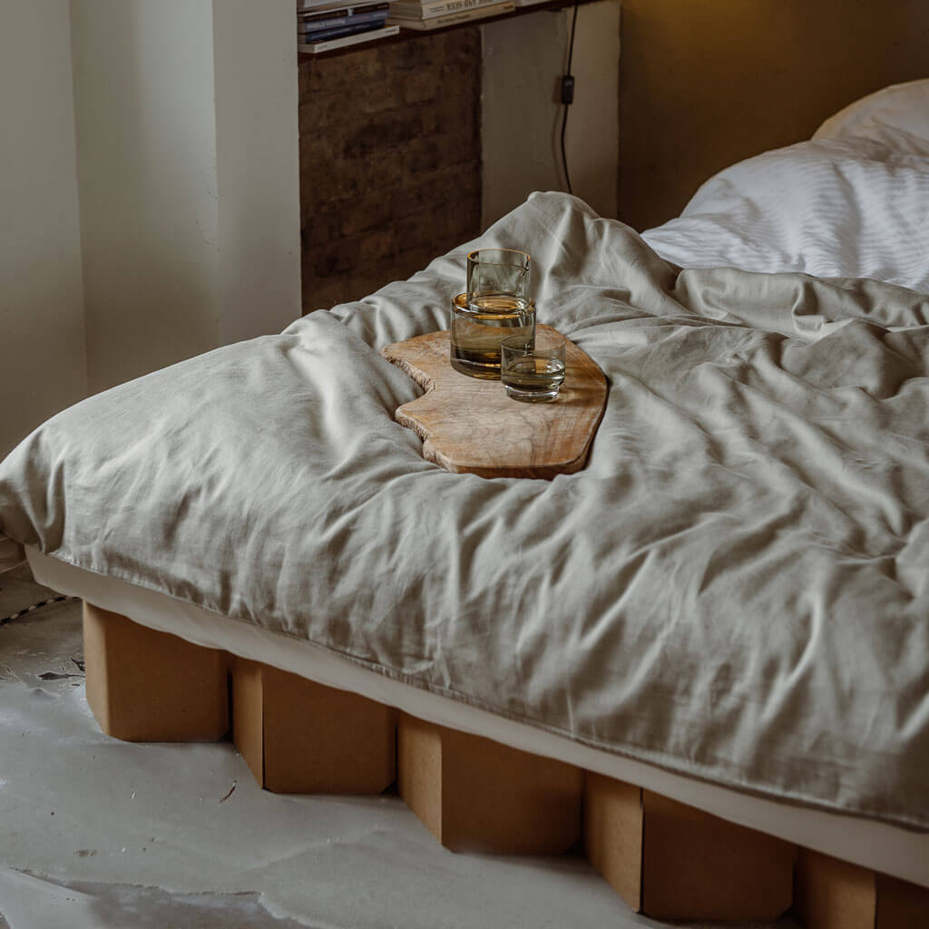 ROOM IN A BOX Bett 2.0 LOW in natur