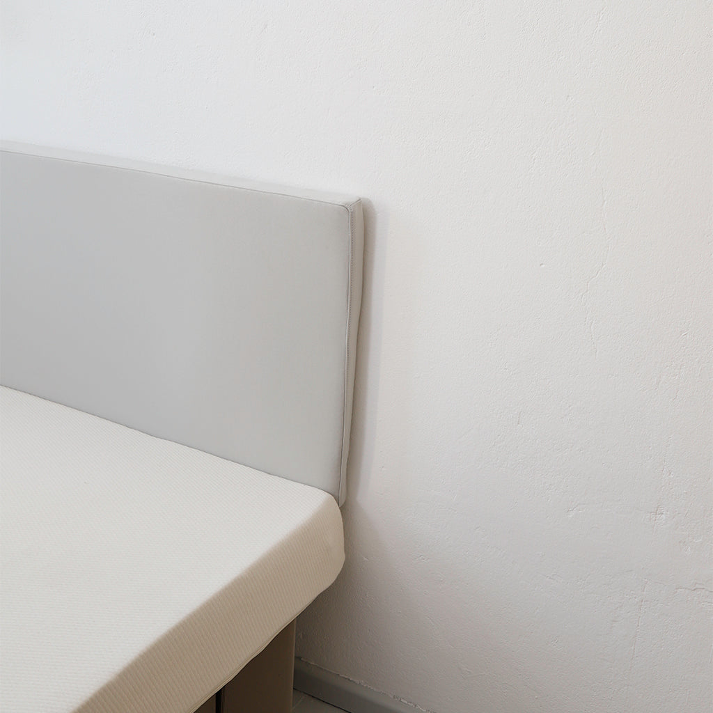 RIAB Bettkopfteil in lichtgrau 