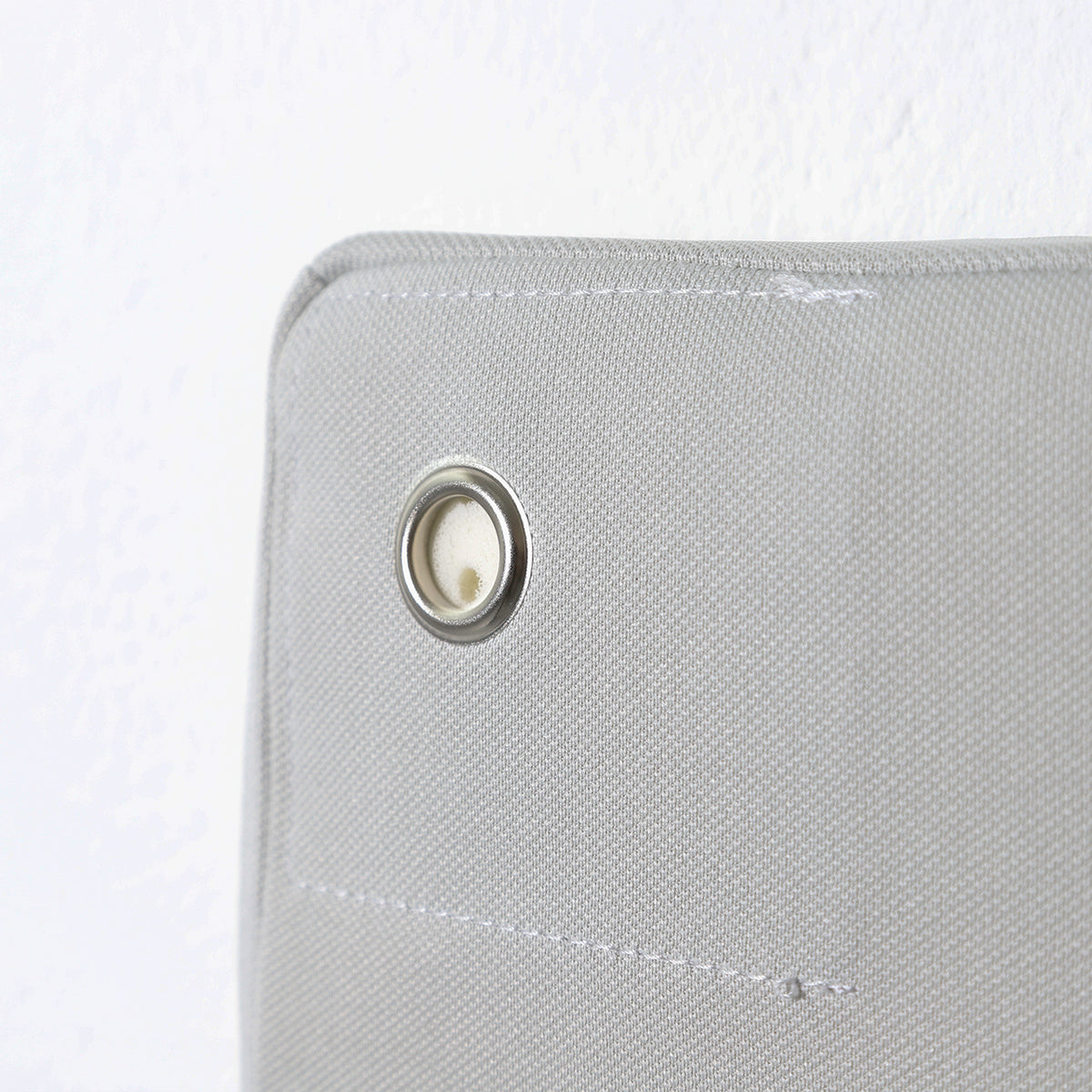 RIAB Bettkopfteil in lichtgrau Rückseite mit Ösen