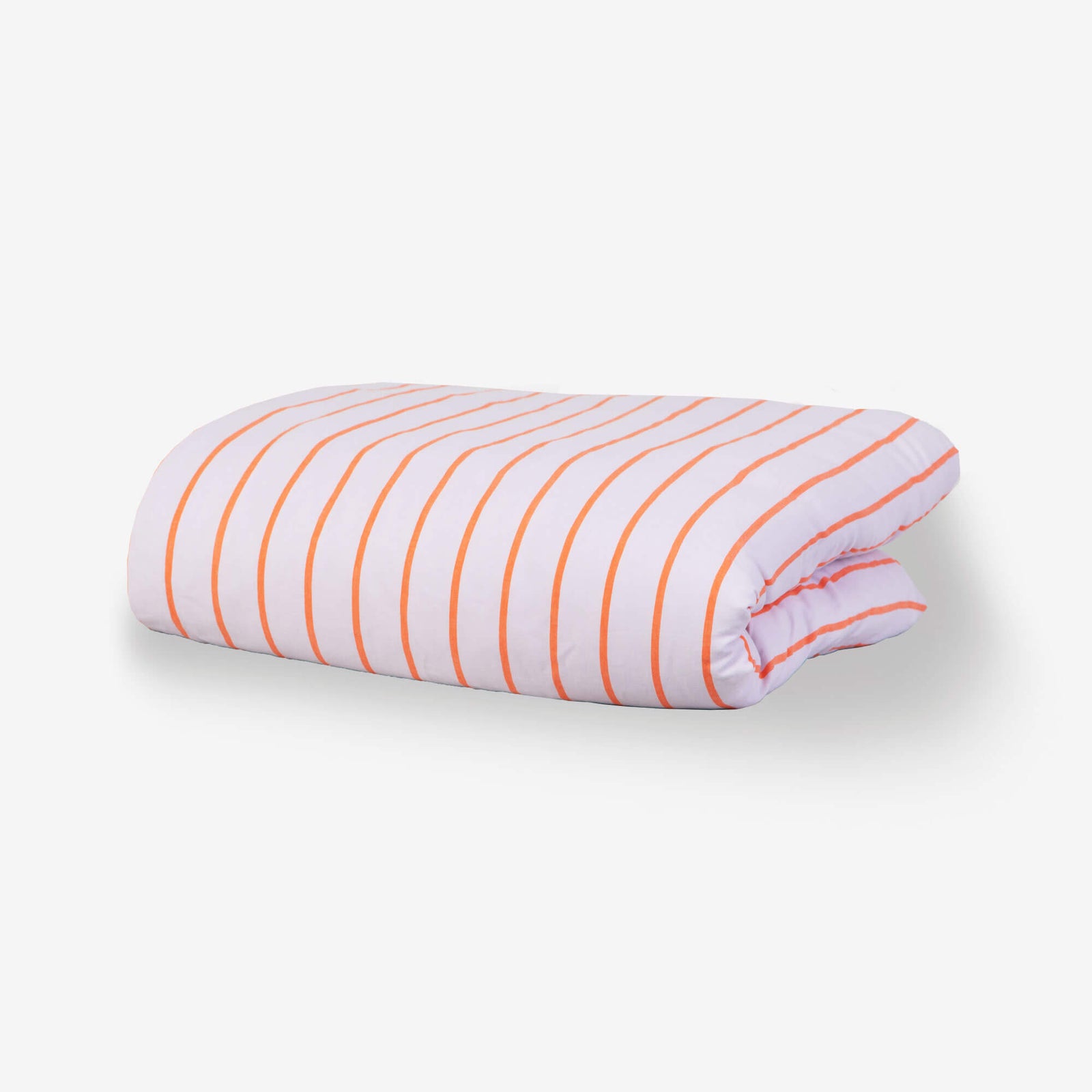 ROOM IN A BOX Unperfekt Bettdeckenbezug aus Bio-Baumwolle in light flieder-orange