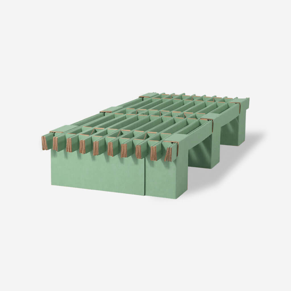 ROOM IN A BOX Stauraumbett Breite S salbei Freisteller