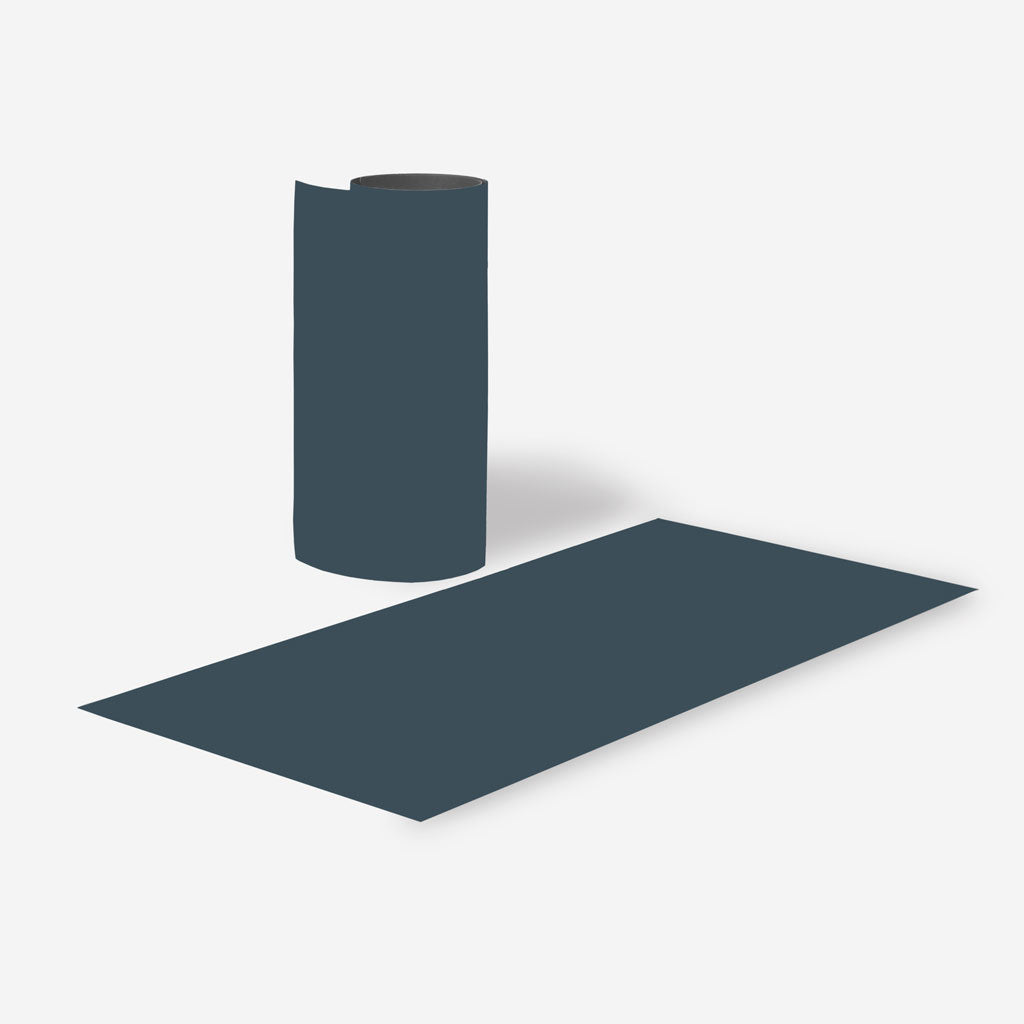 RIAB Linoleum Auflage für GRID Tisch Freisteller in dunkelblau