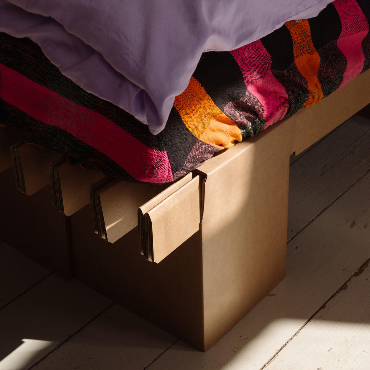 ROOM IN A BOX GRID Stauraumbett Größe S in natur im Kinderzimmer