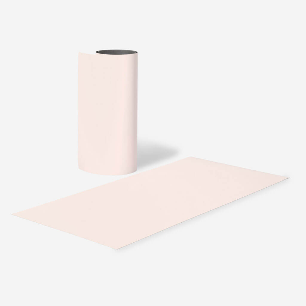 RIAB Linoleum Auflage für GRID Tisch Freisteller in hellgrau