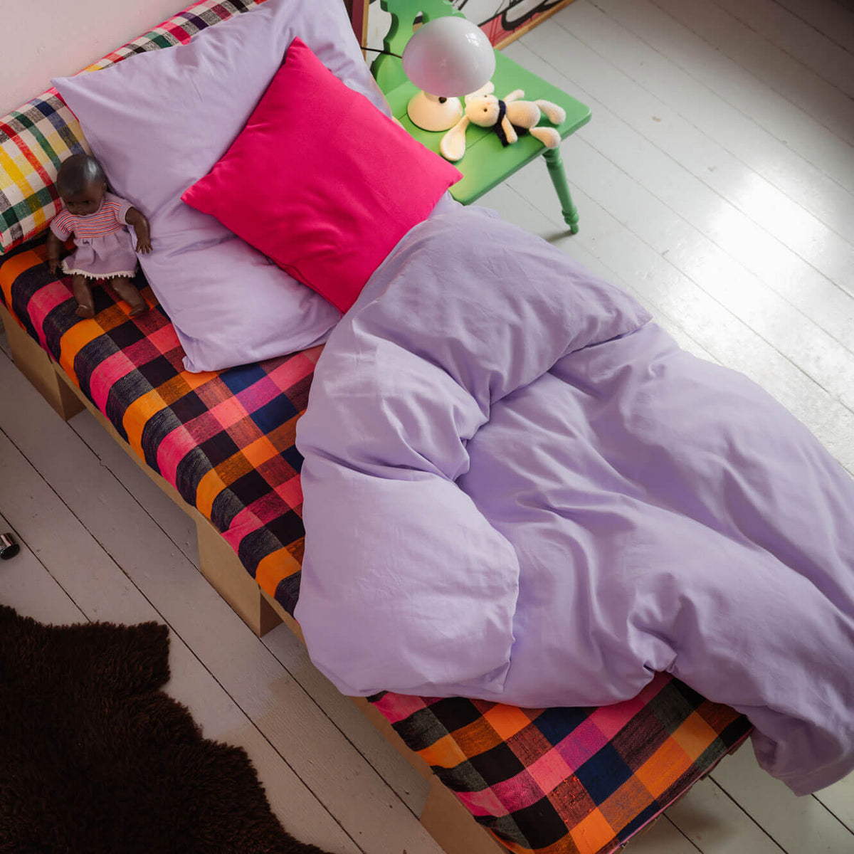 ROOM IN A BOX Bettwäsche aus Bio-Baumwolle in flieder