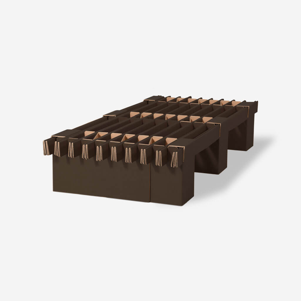 ROOM IN A BOX Stauraumbett Breite S schwarz Freisteller